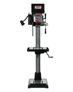 The JET JDPE-20EVS-PDF 1-1/4" Drilling Capacity| 2HP| 115V| 1Ph Electronic Variable Speed Drill with Power Downfeed