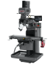 JTM-1050EVS2/230 Mill With 3-Axis Newall DP700 DRO (Knee) With X-Axis Powerfeed and Air Powered Draw Bar